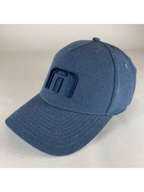 Travis Mathew Golf Mens Navy Blue Snapback Adjustable Hat